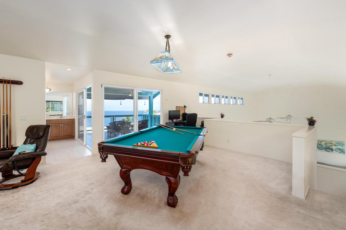 87-404 Kaohe Road Captain Cook, HI 96704 - Photo 18 of 25 a room with furniture and pool table