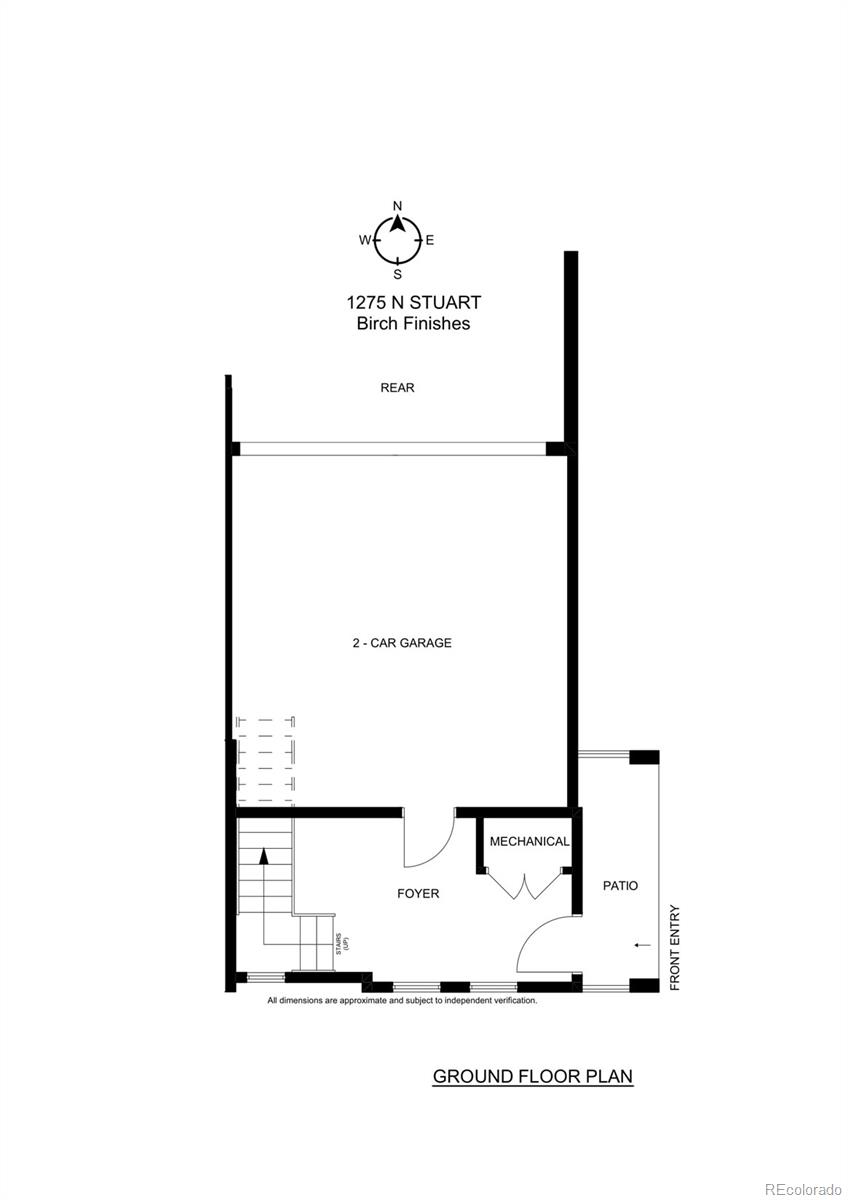 1275 Stuart Street Denver, CO 80204 - Photo 8 of 20 a picture of a floor plan