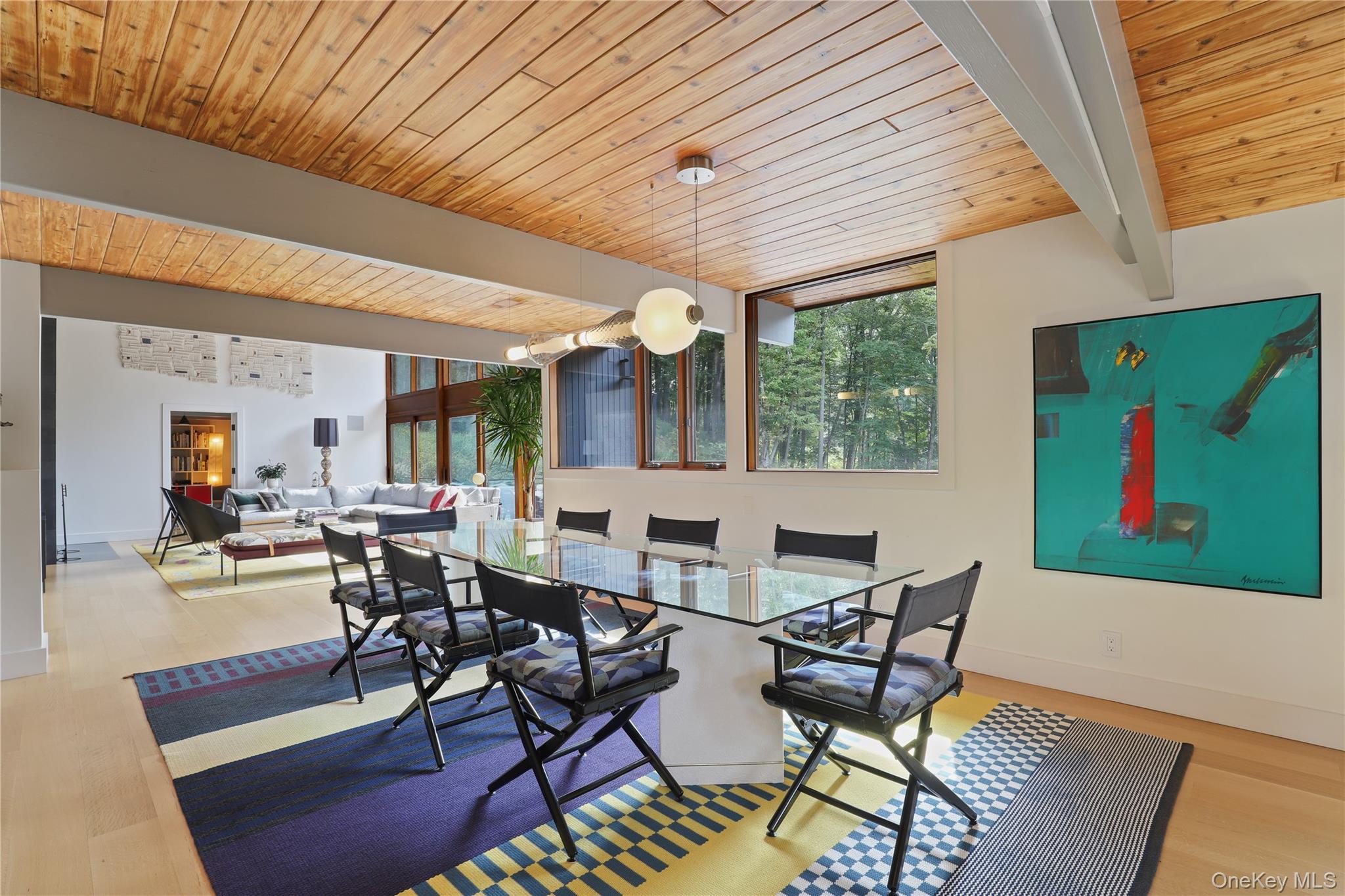 21 Black Spring Road Pound Ridge, NY 10576 - Photo 6 of 26 Dining area open to the living room and kitchen