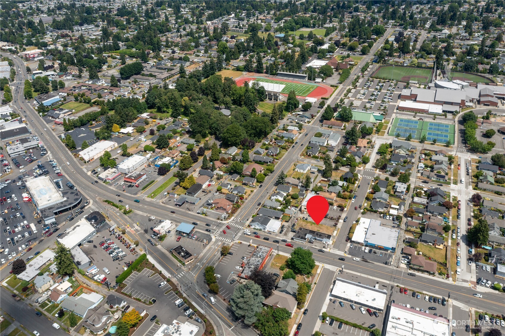 3703 3rd Street Northeast Auburn, WA 98002 - Photo 11 of 23 an aerial view of city
