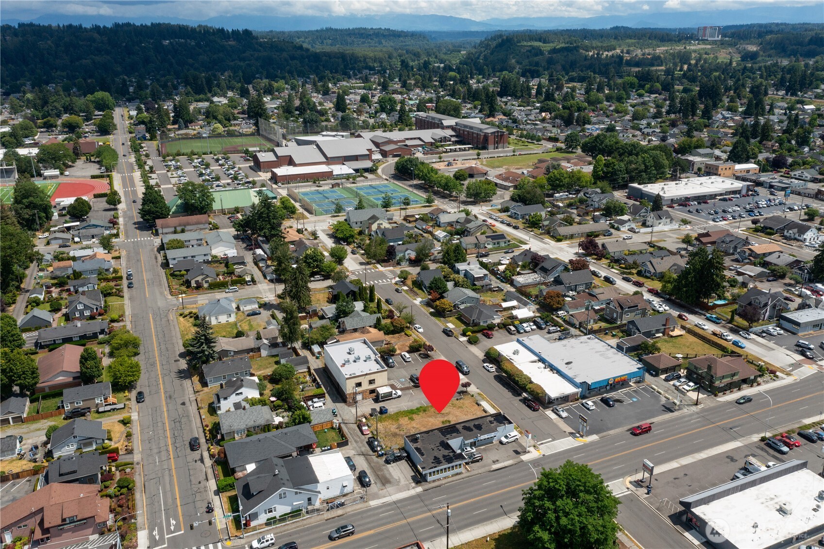3703 3rd Street Northeast Auburn, WA 98002 - Photo 15 of 23 an aerial view of residential houses and city view