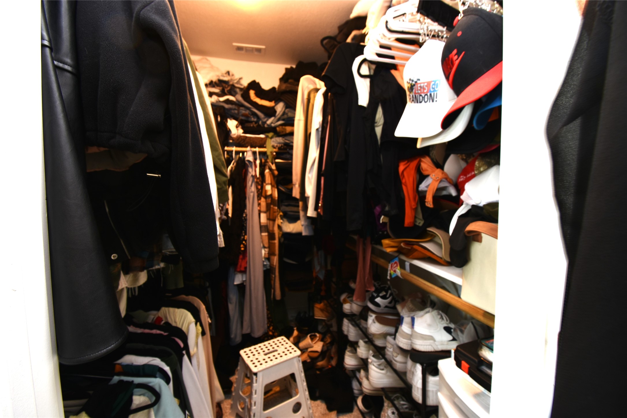 331 Alamar Knot Way, Unit 208 Georgetown, TX 78626 - Photo 9 of 17 Optimize your storage with this highly functional walk-in closet, ready to organize your wardrobe.