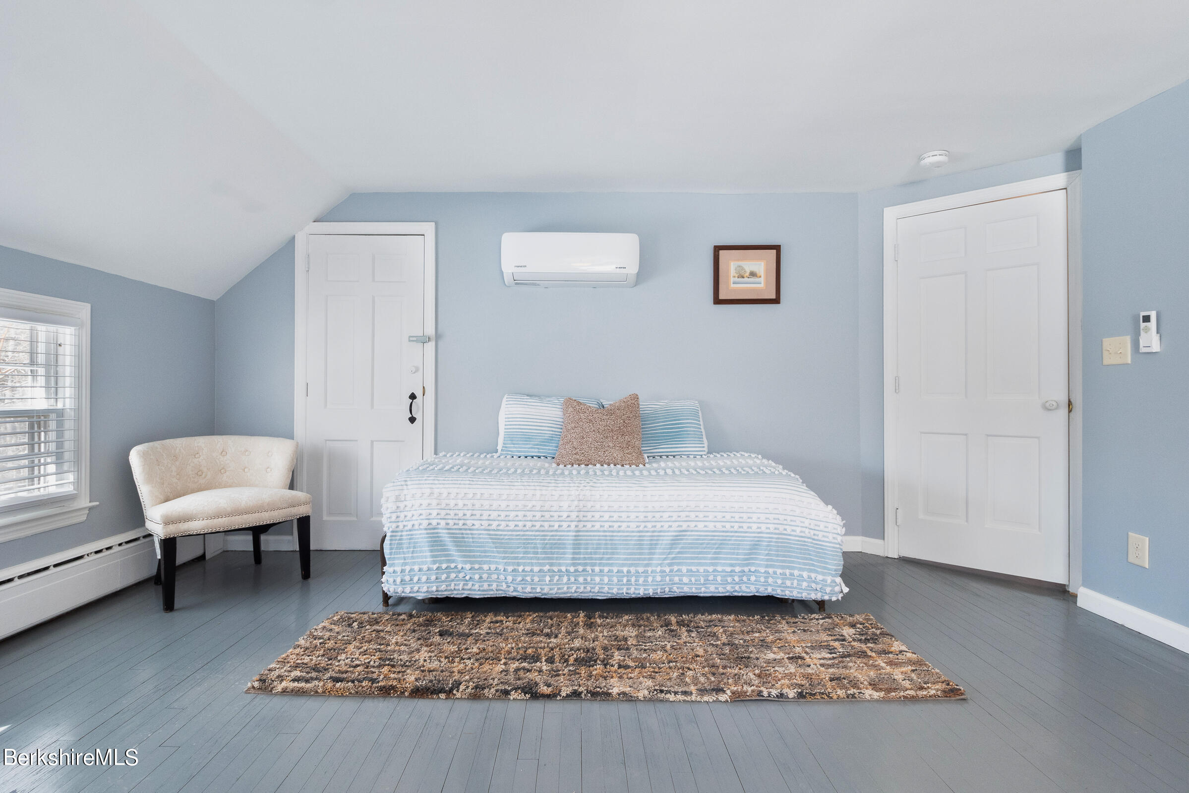 7 Hawthorne Road Stockbridge, MA 01262 - Photo 35 of 41 a bedroom with a bed and a couch