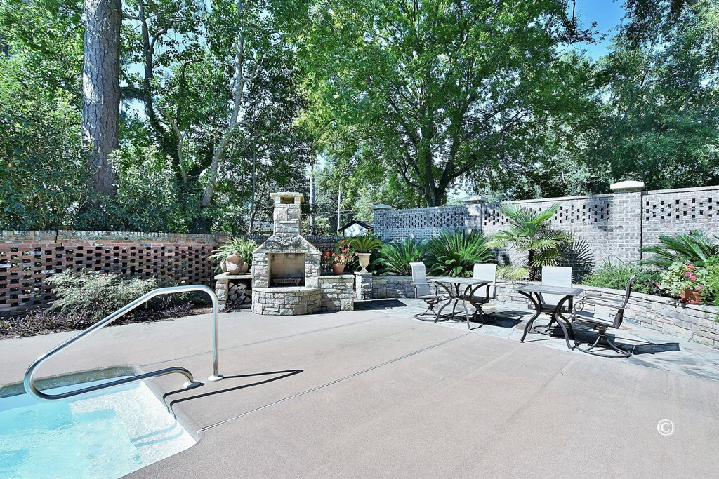 2408 Country Club Road Columbus, GA 31906 - Photo 42 of 45 Outdoor fireplace/patio