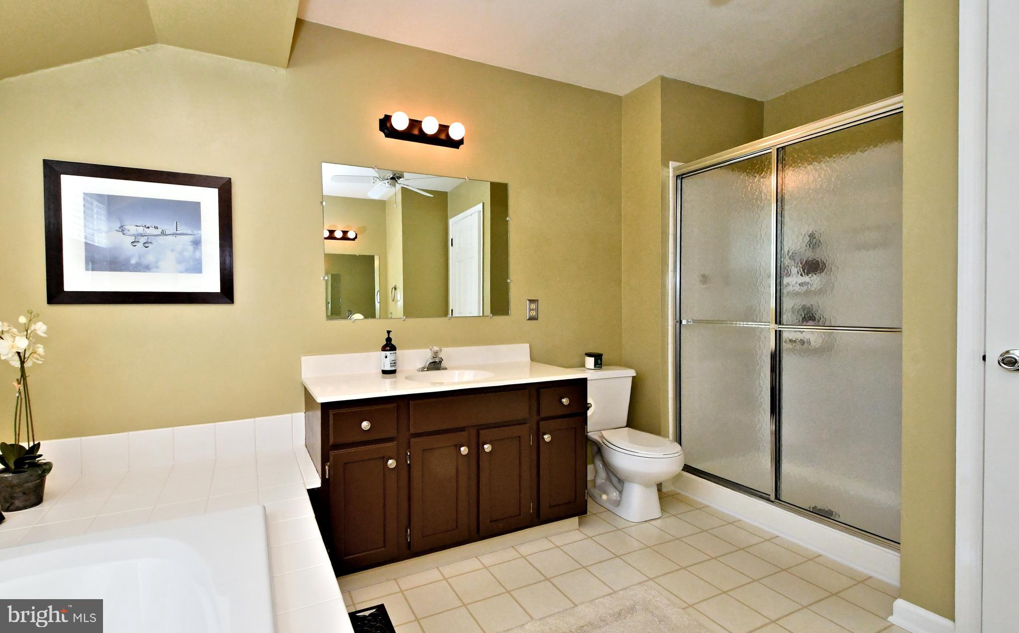 209 Primrose Lane Maple Glen, PA 19002 - Photo 25 of 37 Main Bath- Spacious Walk in Shower