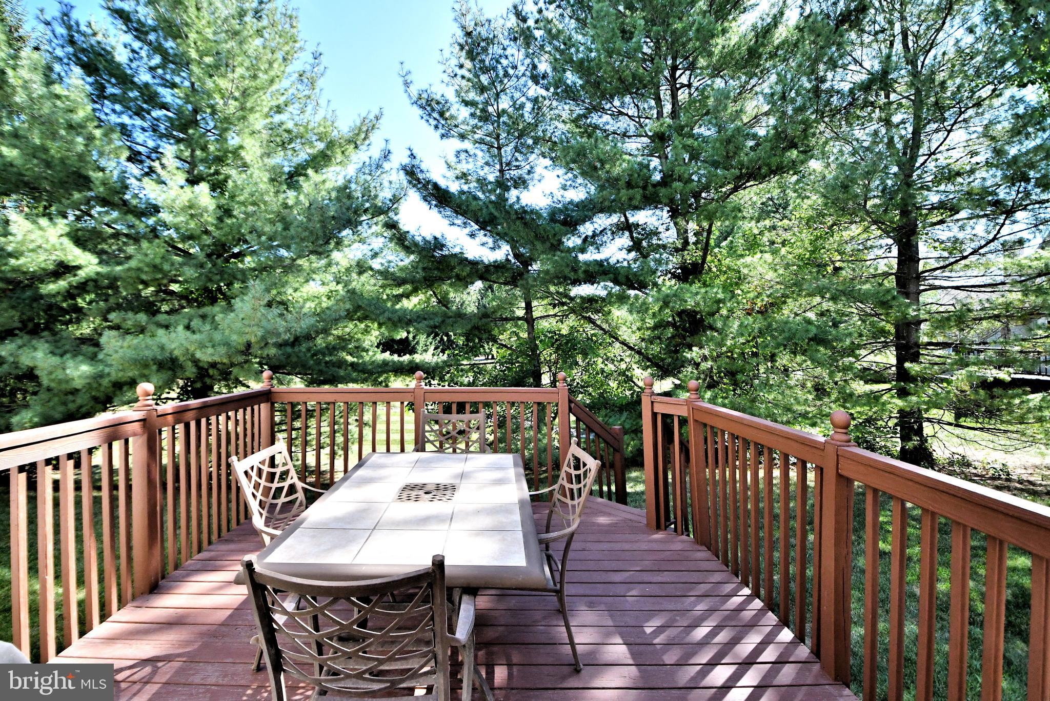 209 Primrose Lane Maple Glen, PA 19002 - Photo 35 of 37 Decking with Privacy and stairs to grade-