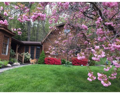 a bunch of flowers in front of house