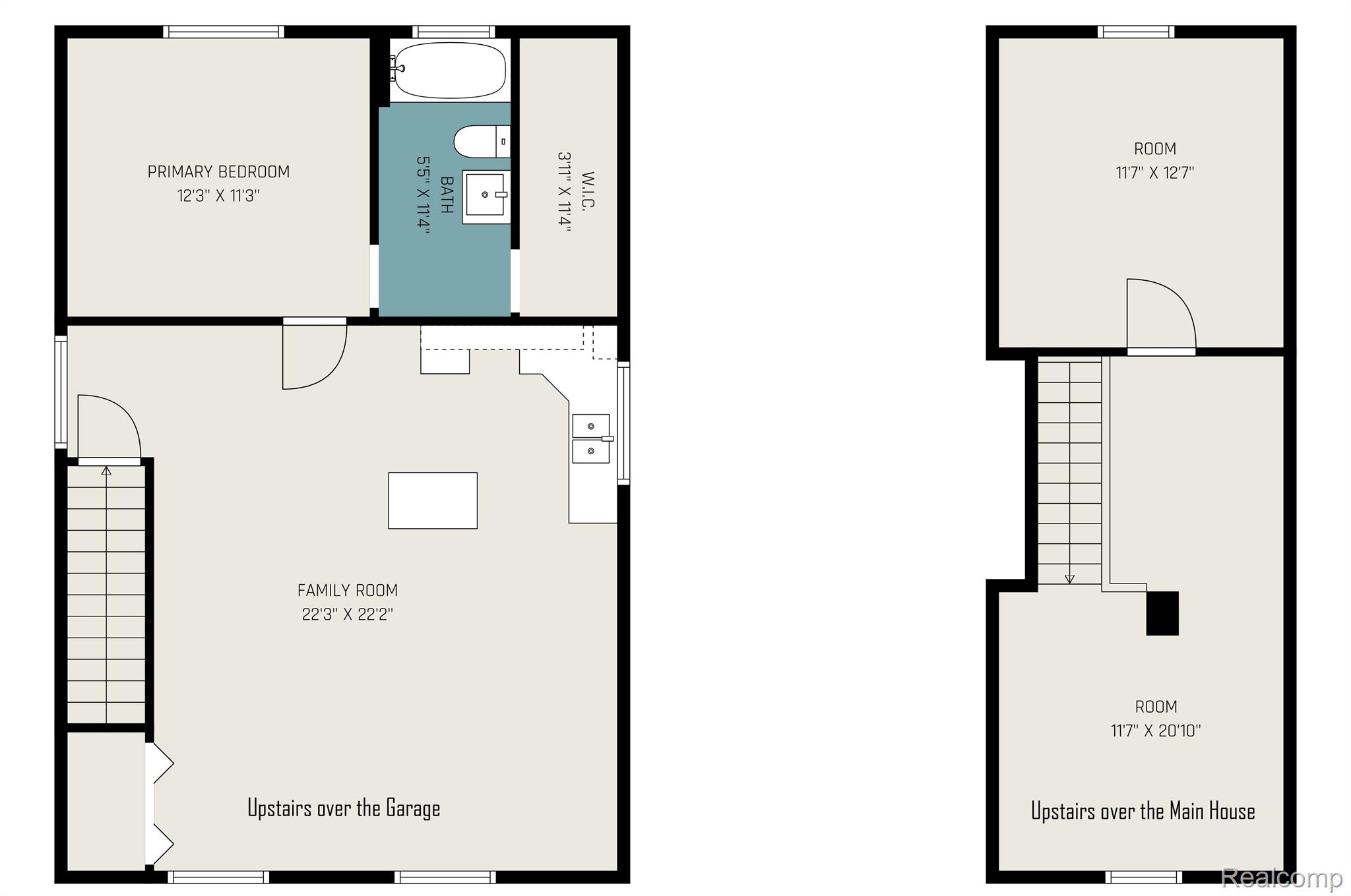 3473 West Ray Road Grand Blanc, MI 48439 - Photo 28 of 29 Upstairs Floor Plans