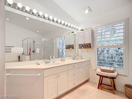 8452 Indian Wells Way Naples, FL 34113 - Photo 21 of 44 Vanity with Dual sinks