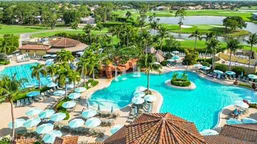 8452 Indian Wells Way Naples, FL 34113 - Photo 32 of 44 60,000 sq Ft of a luxury Resort style pool, spa and sauna