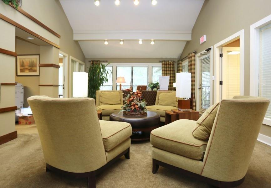 3450 K Jones Mill Road, Unit 218 Norcross, GA 30092 - Photo 29 of 29 a living room with furniture and a large window