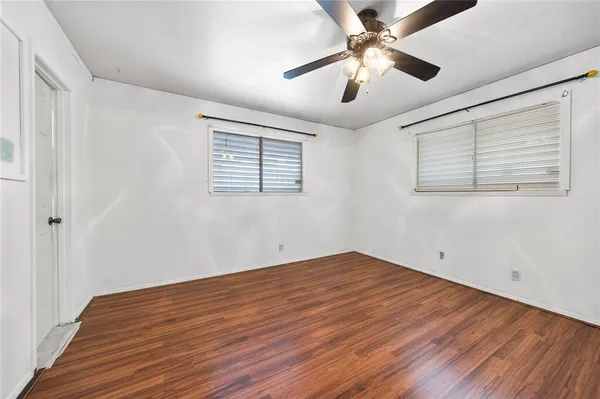 wooden floor in an empty room