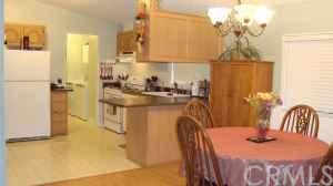 Open dining area and kitchen