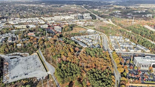 a view of city and ocean