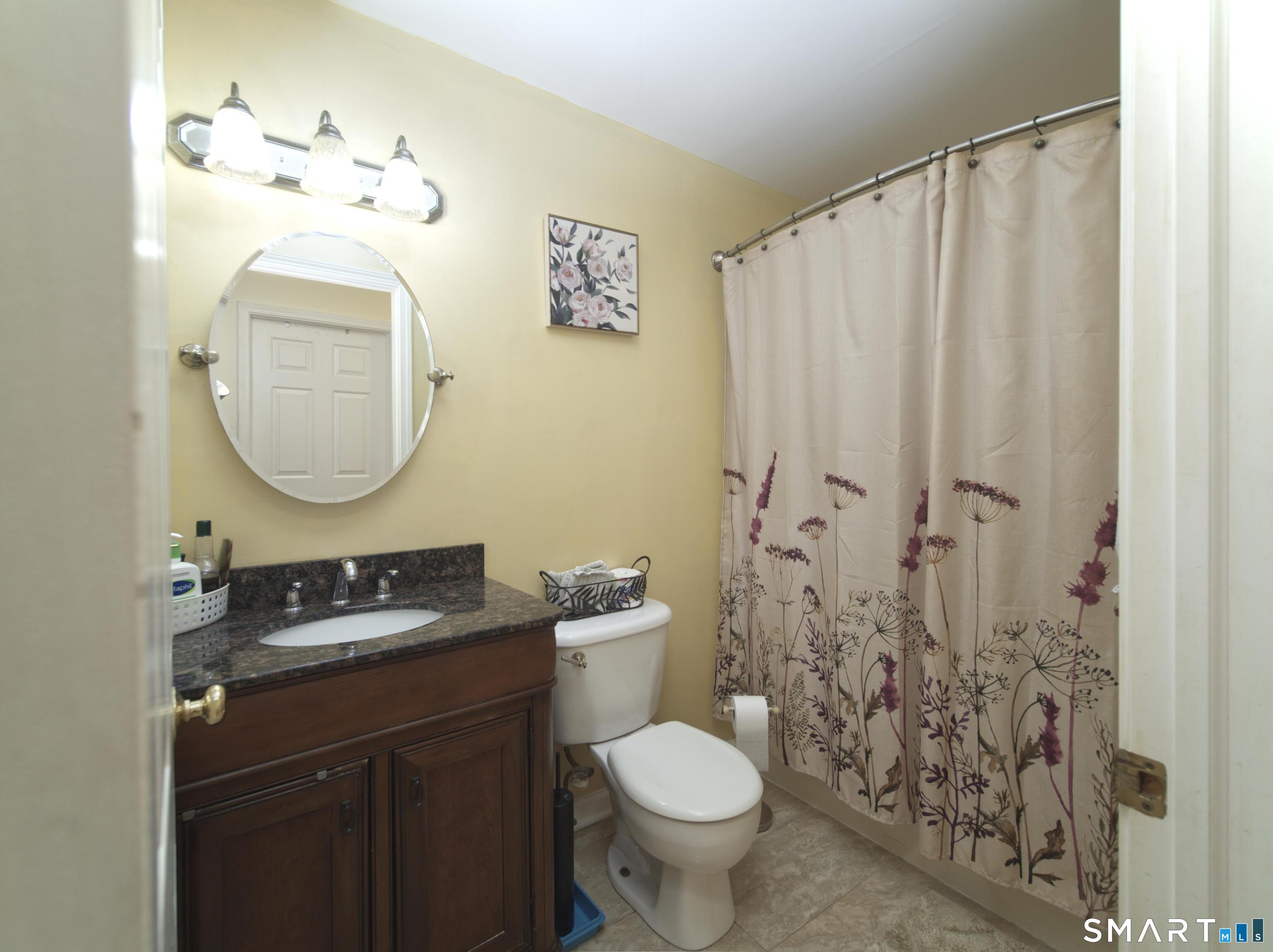 65 Benton Street, Unit 65 Fairfield, CT 06825 - Photo 16 of 35 a bathroom with a toilet a sink and a mirror