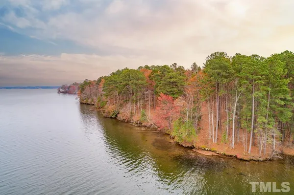 a view of lake and mountain