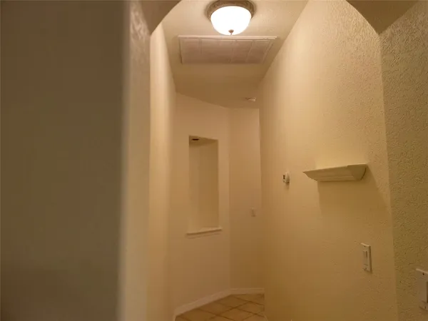 a bathroom with a mirror