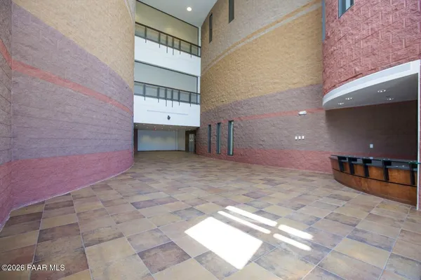 a view of a entryway with a stove