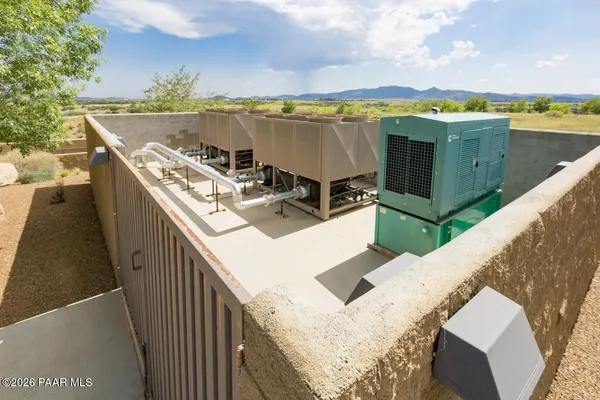 a view of a lake with a mountain