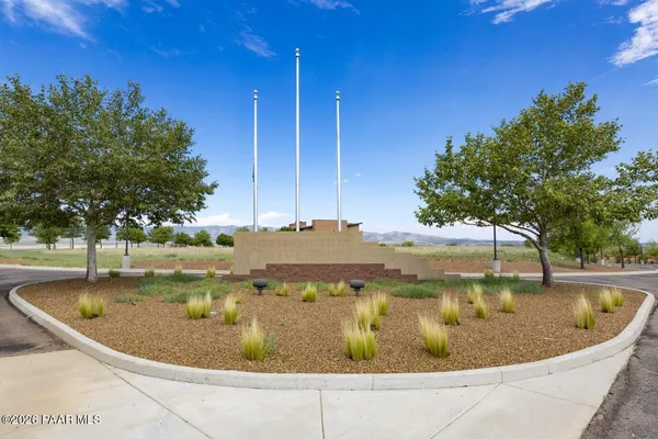 a view of a lake with a mountain in the background