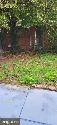 a view of a bathtub in a room