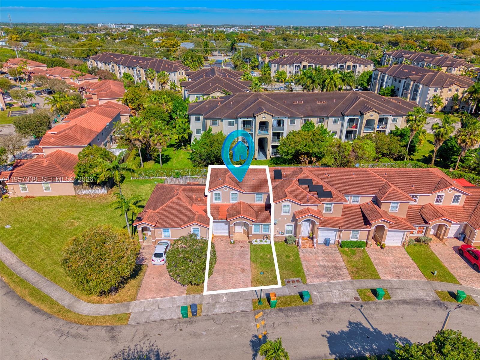 13771 Southwest 274th Terrace Homestead, FL 33032 - Photo 33 of 35 an aerial view of residential houses with outdoor space