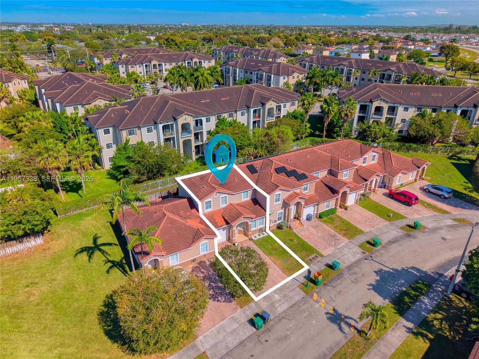 13771 Southwest 274th Terrace Homestead, FL 33032 - Photo 34 of 35 an aerial view of residential houses with outdoor space