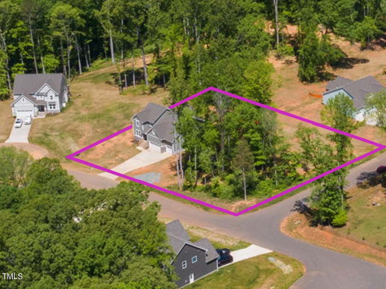 4627 Apple Rdg Lane Graham, NC 27253 - Photo 23 of 27 hc 18 - aerial w lot lines