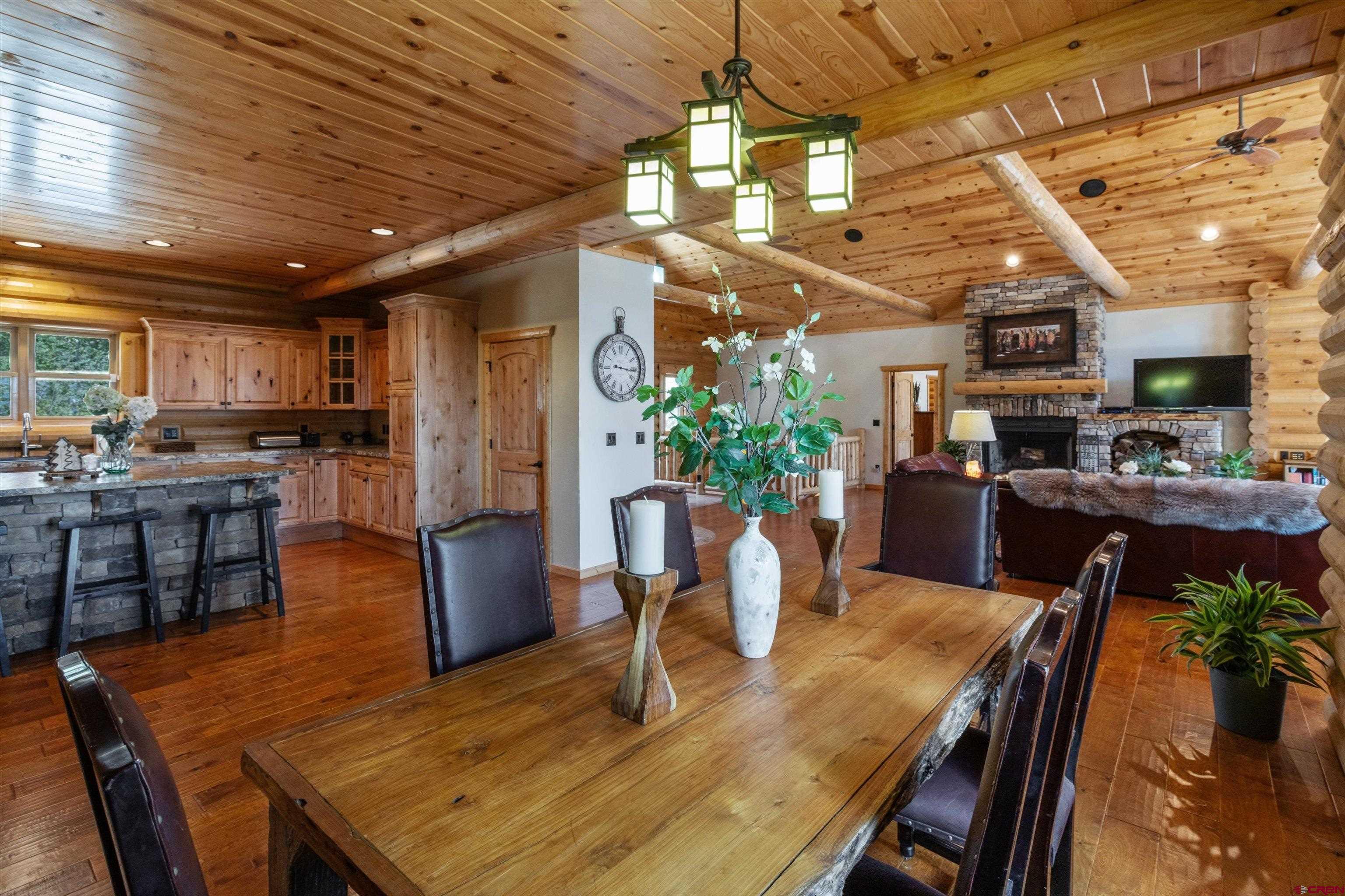 640 Clearview Road Durango, CO 81301 - Photo 5 of 40 a view of a dining room with furniture