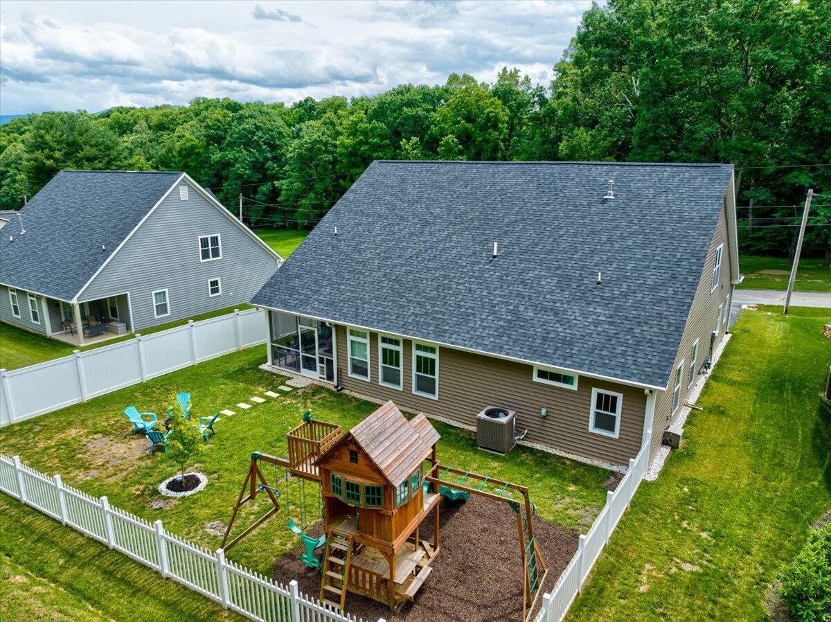 4277 Daugherty Road Salem, VA 24153 - Photo 42 of 48 an aerial view of a house with swimming pool