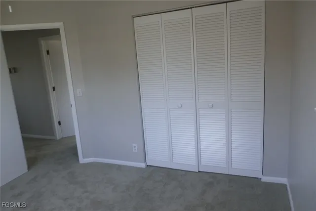 a view of small space with racks on the wall