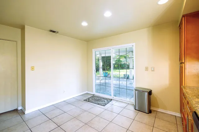 a room with furniture and a window