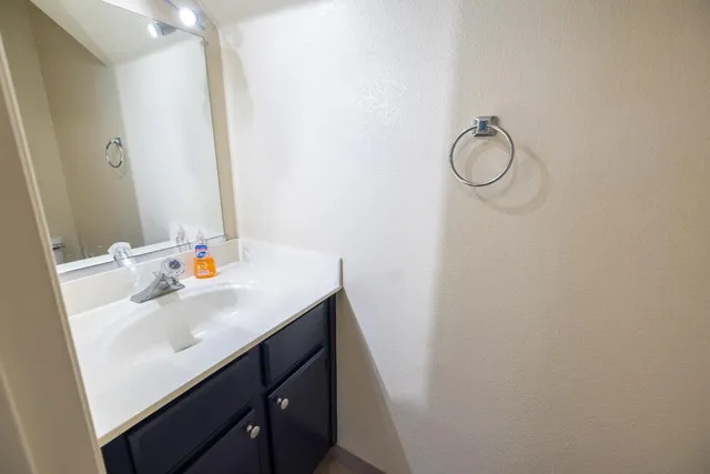 a room with furniture and a window