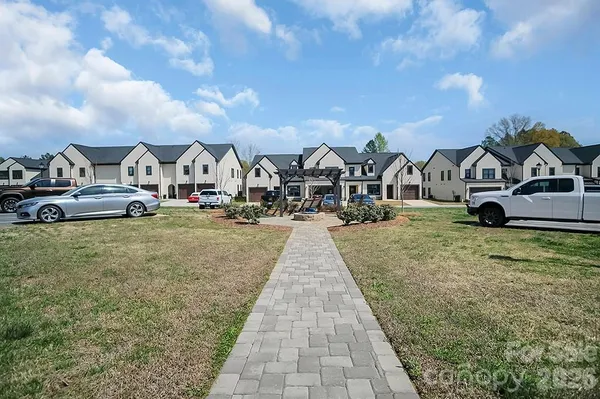 a view of a house with a patio