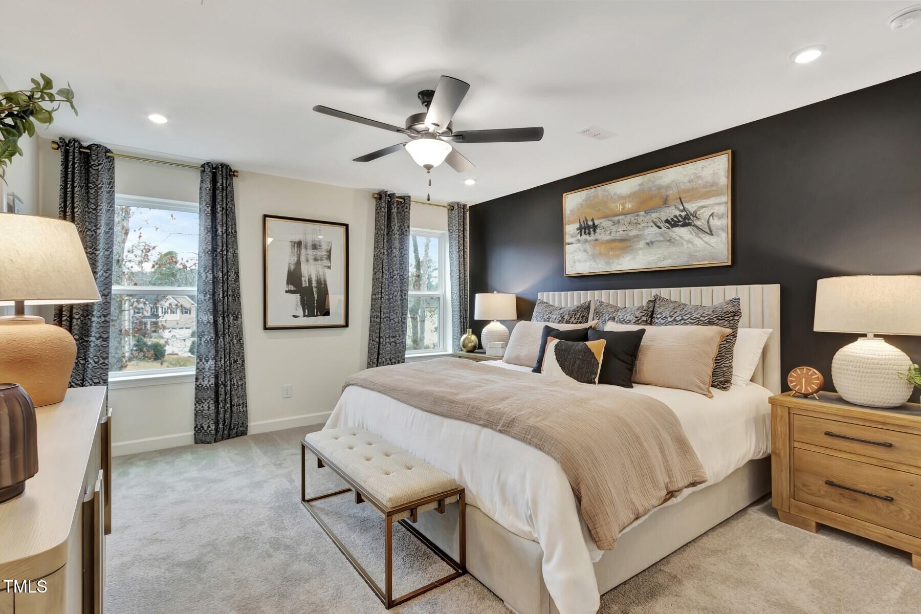 7128 Hubner Place, Unit 35 Cary, NC 27519 - Photo 13 of 17 a bedroom with bed and window