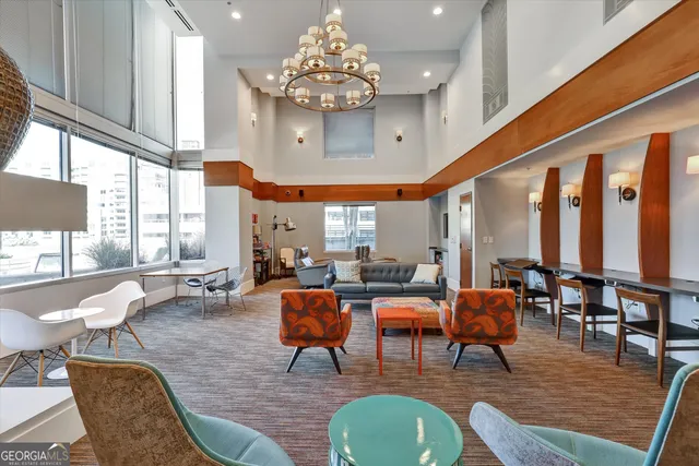 a view of city from balcony