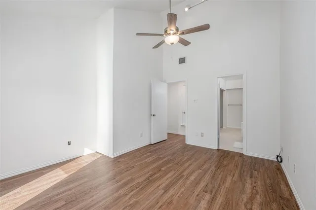 wooden floor in an empty room