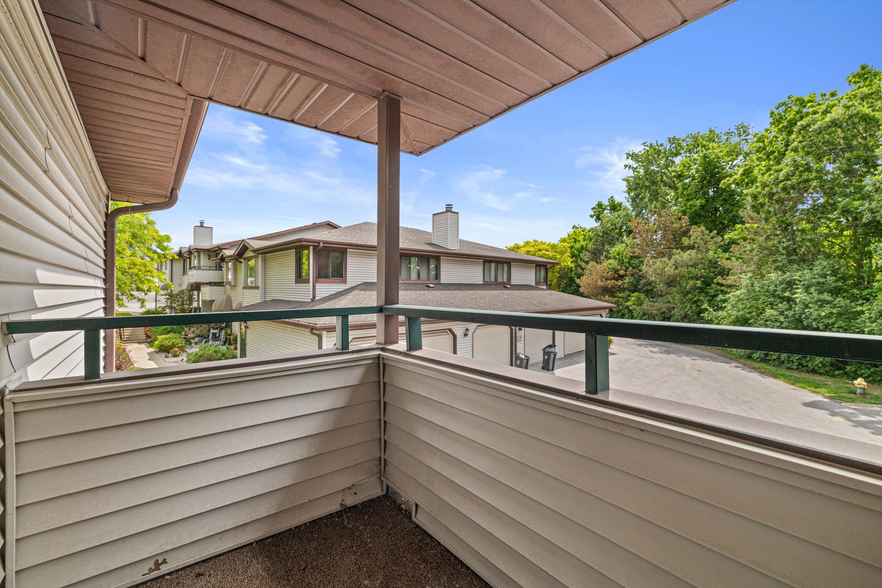 3220 Wood Road, Unit 10 Mount Pleasant, WI 53406 - Photo 17 of 22 Private balcony