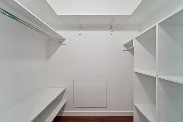 a view of walk in closet