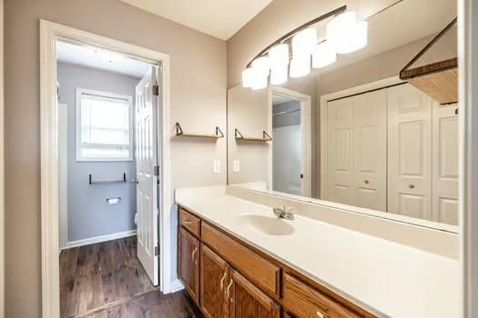 2029 Copper Kettle Circle Pleasant View, TN 37146 - Photo 51 of 58 a bathroom with a sink and a mirror