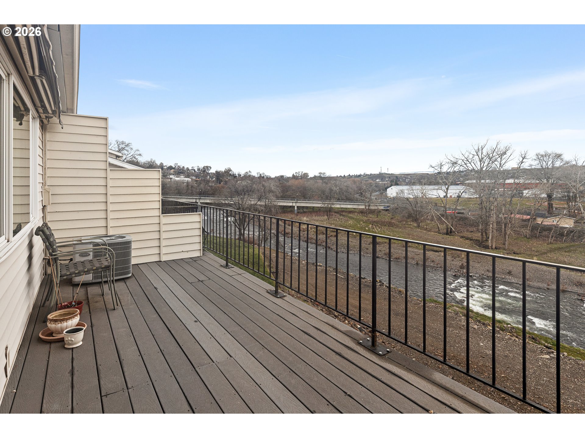 1900 Northwest Carden Avenue, Unit 22 Pendleton, OR 97801 - Photo 24 of 29 a view of balcony with wooden floor