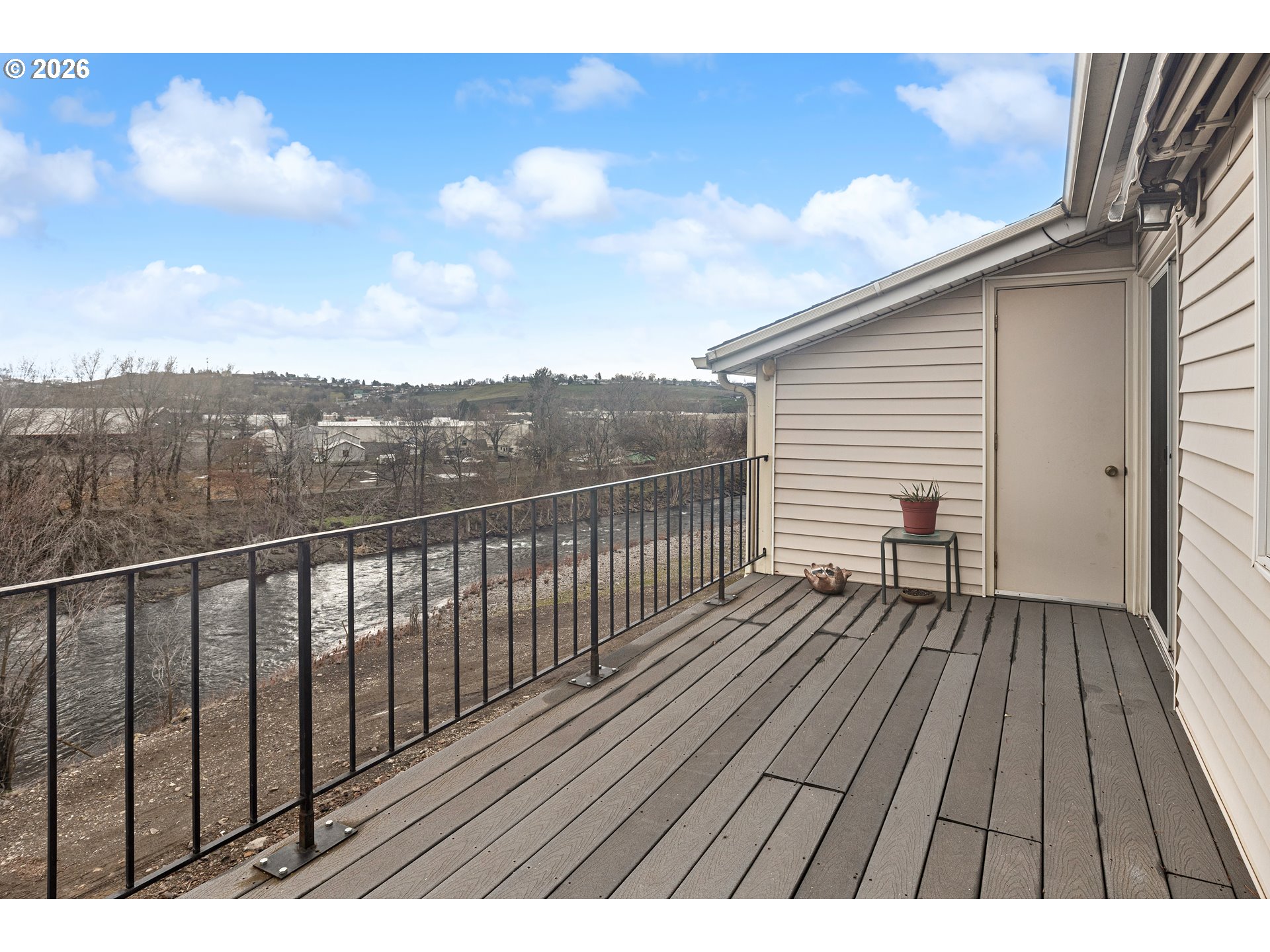 1900 Northwest Carden Avenue, Unit 22 Pendleton, OR 97801 - Photo 25 of 29 a view of balcony with wooden floor