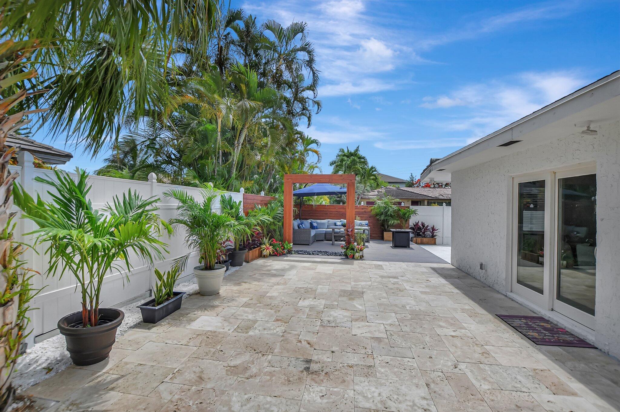 1001 West Palmetto Park Road Boca Raton, FL 33486 - Photo 32 of 48 Fully Fenced Patio/Garden