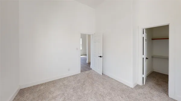 a view of an empty room