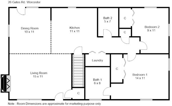 26 Gates Road Worcester, MA 01603 - Photo 34 of 35 Gallery Image 34