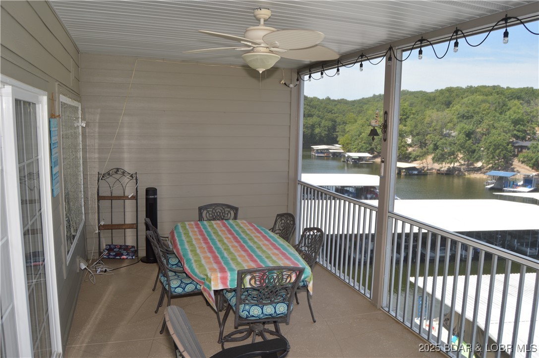 68 Lighthouse Road, Unit 133 Lake Ozark, MO 65049 - Photo 24 of 38 Large covered and screened deck