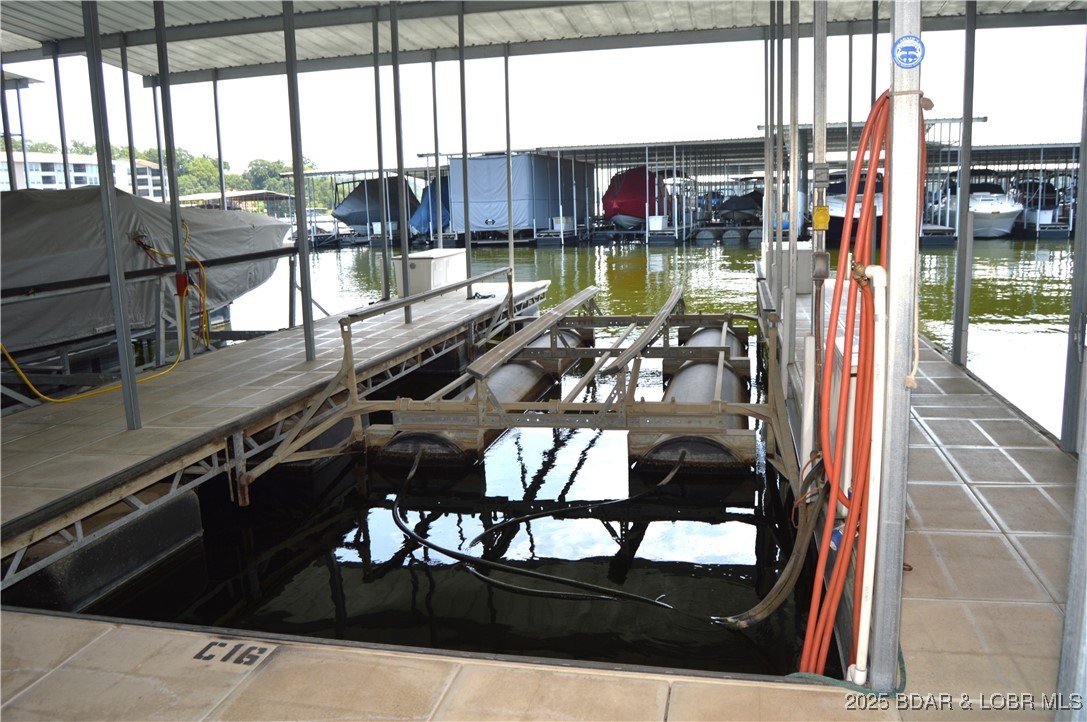 68 Lighthouse Road, Unit 133 Lake Ozark, MO 65049 - Photo 29 of 38 Boat slip has electric and water