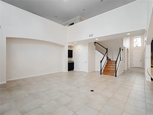 a view of an empty room