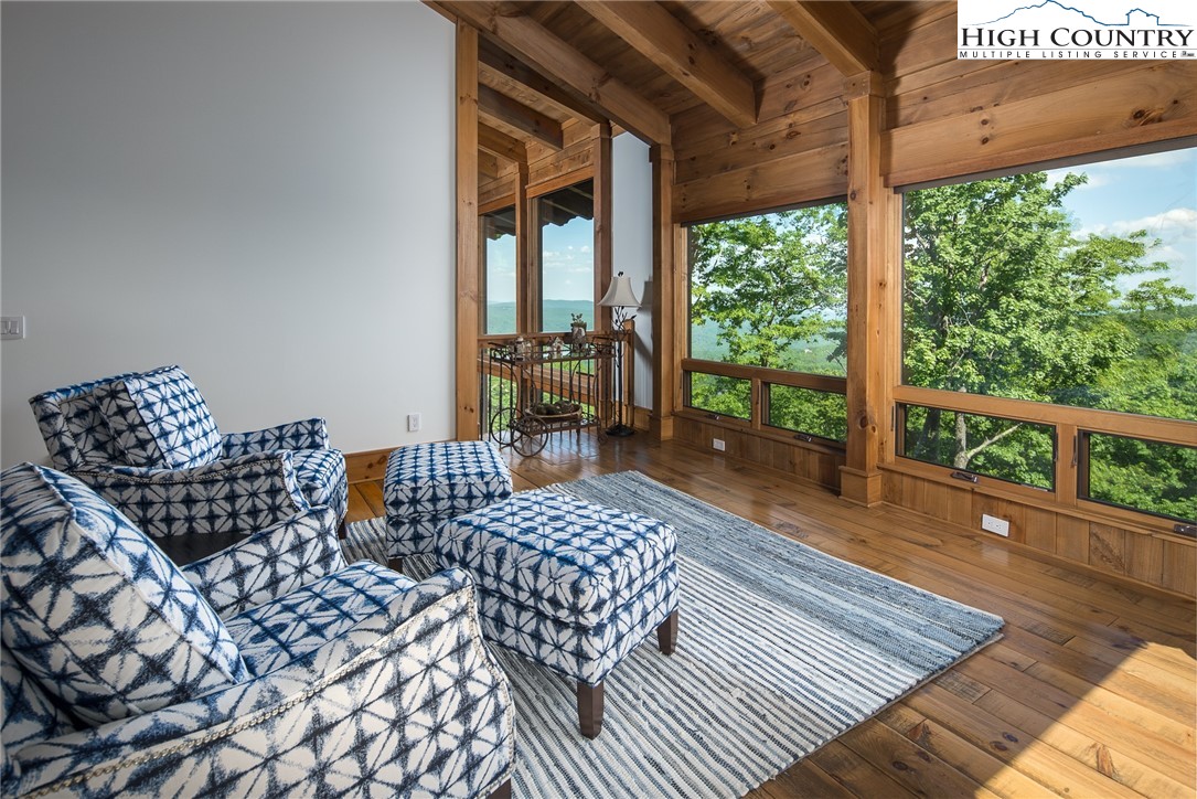 708 Goldenrod Road Boone, NC 28607 - Photo 24 of 49 a balcony view with a outdoor seating space