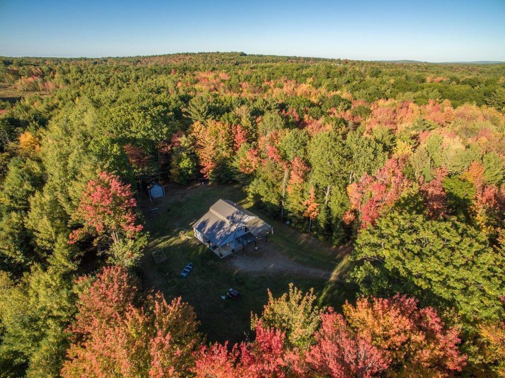 269 Atkins Road Jefferson, ME 04348 - Photo 27 of 31 AERIAL VIEW
